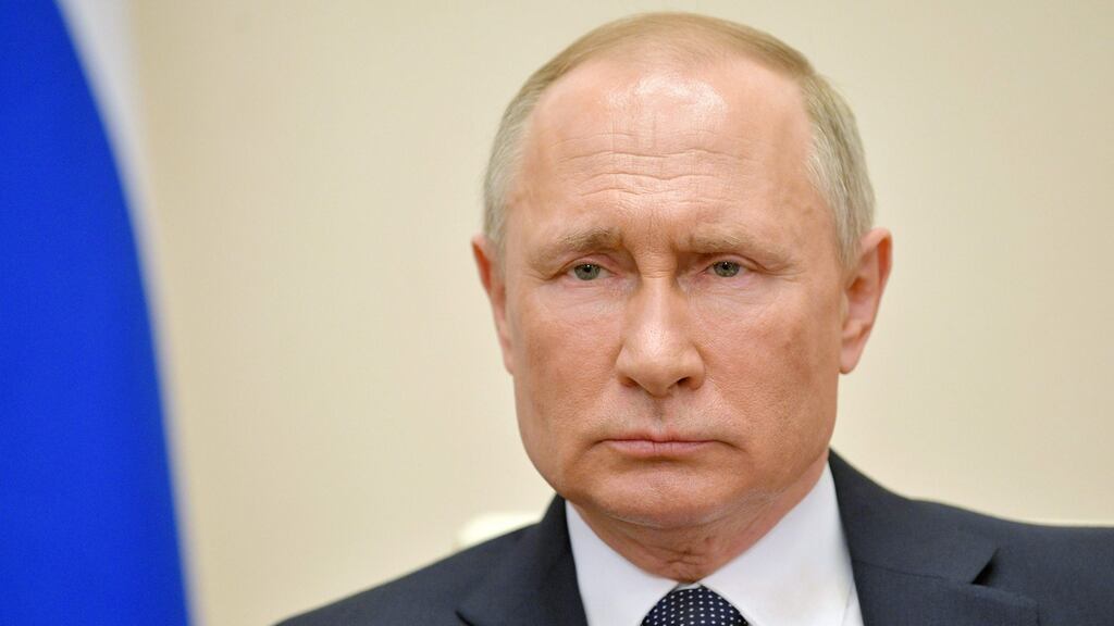 Vladimir Putin’s government has ratcheted up pressure on social media due to posts that promoted protests over the jailing of opposition leader Alexey Navalny earlier this year. Photograph: Alexei Druzhinin/AFP