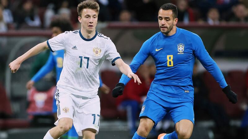 Aleksandr Golovin will be key to Russia’s World Cup hopes if they’re to give their home fans something to shout about. Photo: Oleg Nikishin/Getty Images
