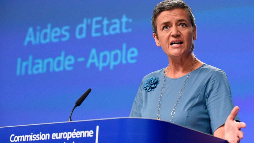 EU competition commissioner Margrethe Vestager previously did not appeal another ruling annulling her decision ordering the Netherlands to recover between €20m and €30m in tax benefits for Starbucks. File photograph: Getty