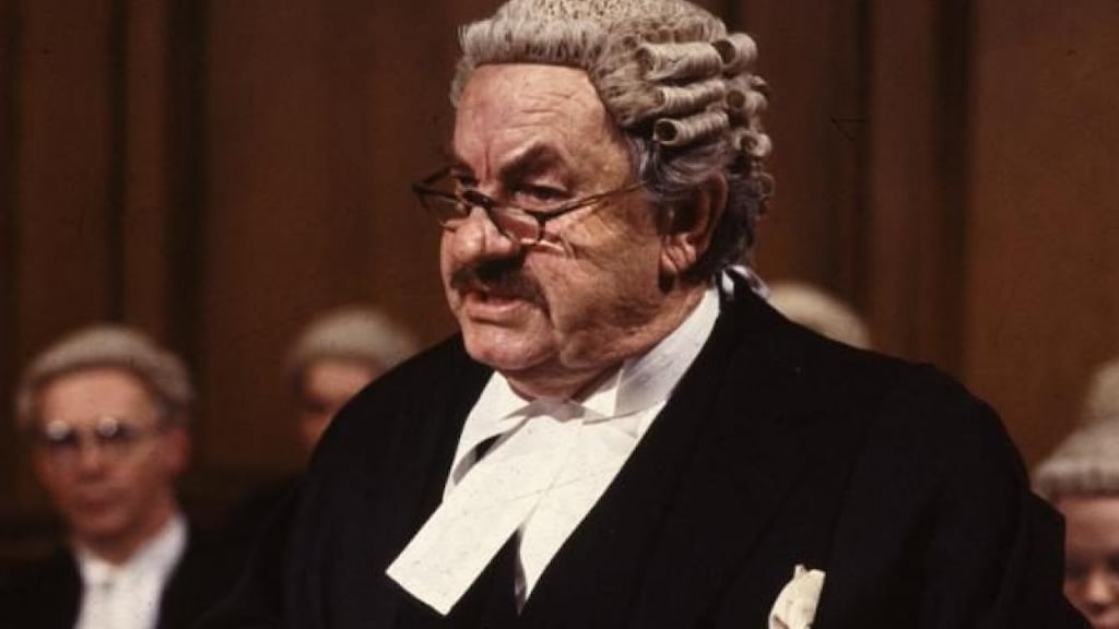 Leo McKern as Horace Rumpole in the Thames Television series