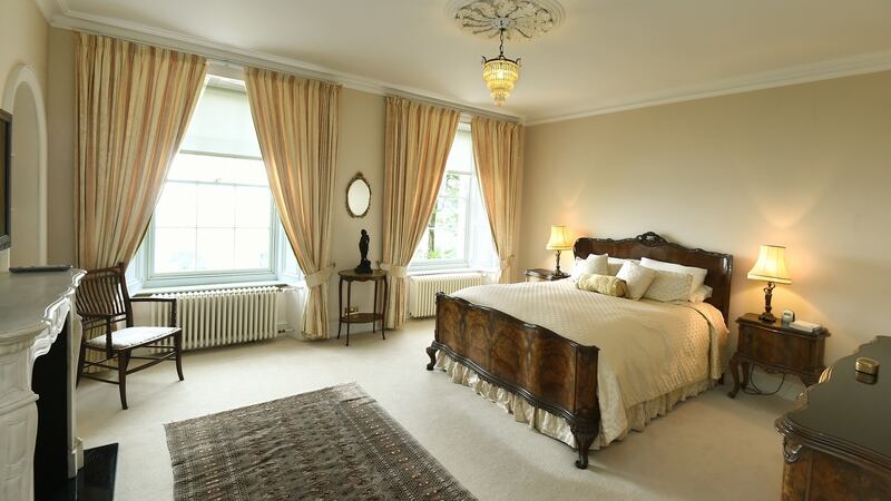 Stone Hall, fully refurbished eight-bedroom Georgian mansion overlooking Glandore Harbour, for sale with Charles McCarthy at a guide of €3.8 million