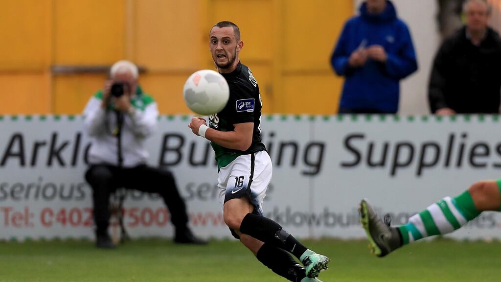 Dylan Connolly once again impressed in Bray Wanderers’ Airtricity League clash with Sligo Rovers. Photo: Inpho