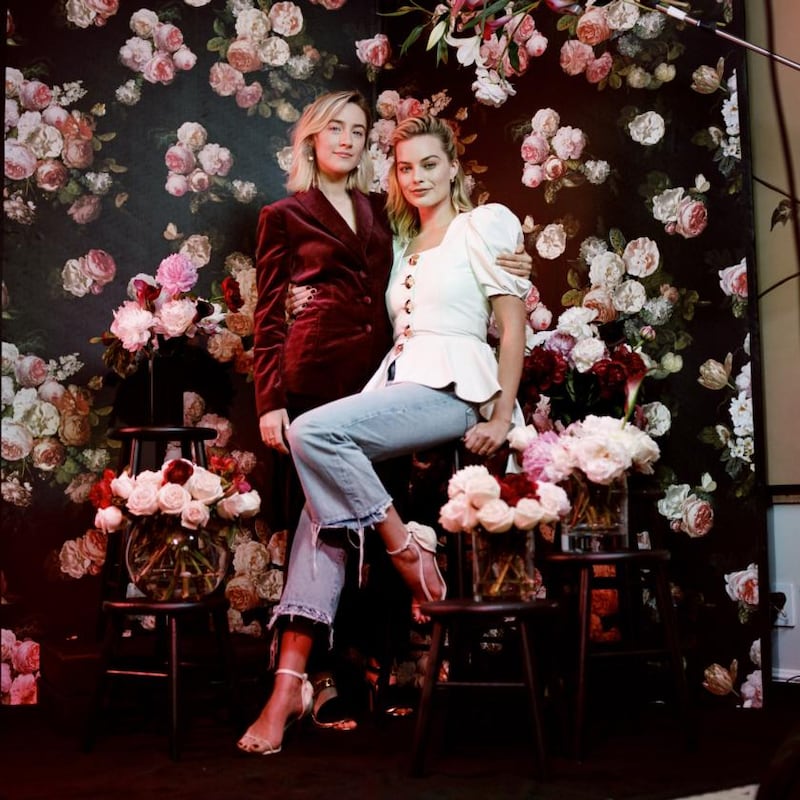 Mary Queen of Scots: Saoirse Ronan and Margot Robbie. Photograph: Harry Eelman/The New York Times