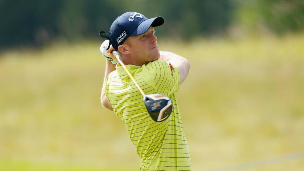 David Horsey of England: birdie at par-four first set the tone for opening round. Photograph:  Harry Engels/Getty Images