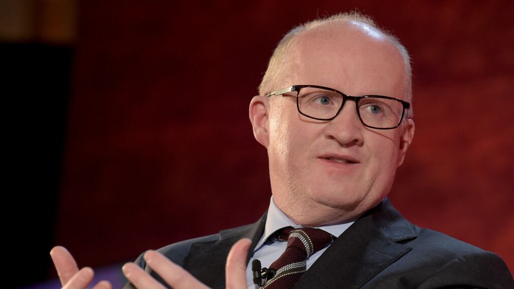 Philip Lane: “There is nearly zero connection between any kinds of spikes under the reopening of the economy and what goes into the inflation.” Photograph: AFP via Getty