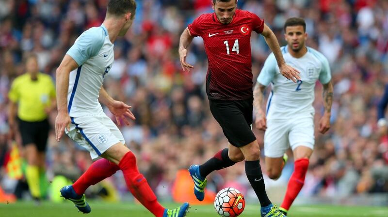 Oguzhan Ozyakup is one of the young Turks hoping to make a name for himself at Euro 2016. Photograph: Getty