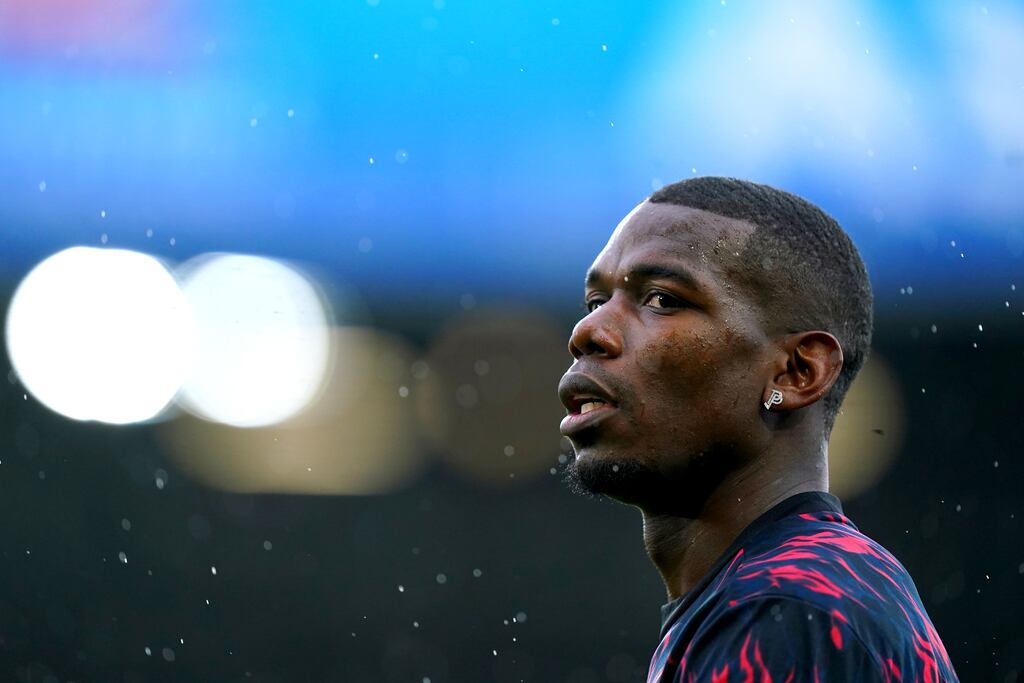 Paul Pogba: the midfielder is facing a race against time to be fit for the World Cup in Qatar. Photograph: Mike Egerton/PA