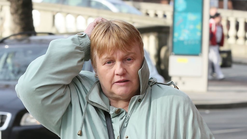 Anna Fogarty, of Templemore, Co Tipperary leaves the Four Courts after she was awarded €121,000 damages following a High Court action. Photograph: Courts Collins