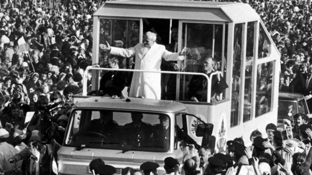 John Paul II in Phoenix Park. ‘I wish I’d taken more heed of the pope’s message now the old libido is waning’