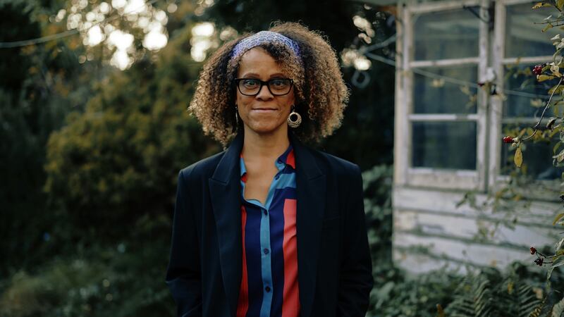 Bernardine Evaristo author of Girl, Woman, Other. Photograph: Tom Jamieson/The New York Times
