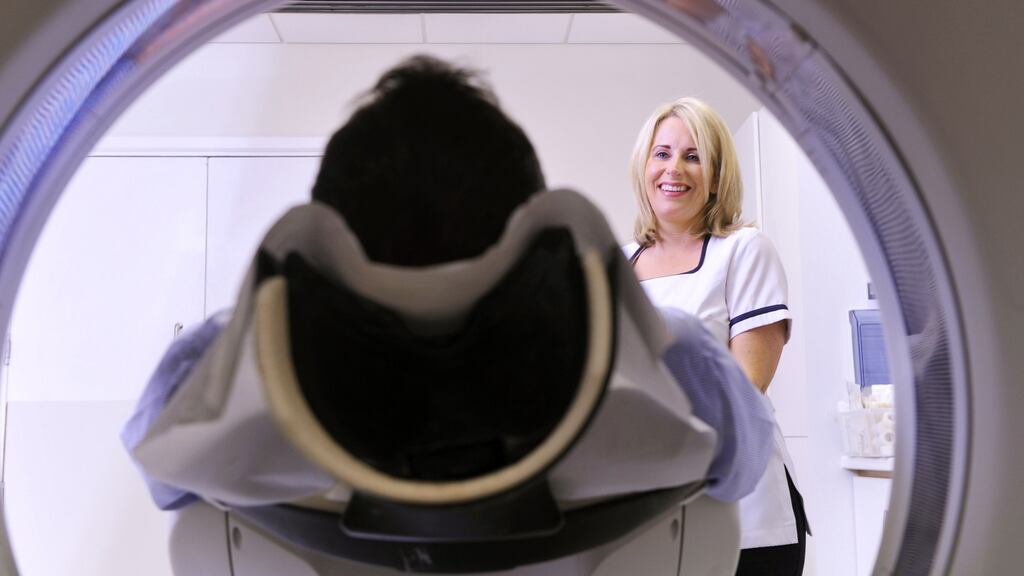 Radiography in the Bon Secours Hospital, Cork: Bon Secours runs private hospitals and healthcare facilities in Cork, Dublin, Galway, Tralee and Limerick. Photograph: Daragh Mc Sweeney/Provision