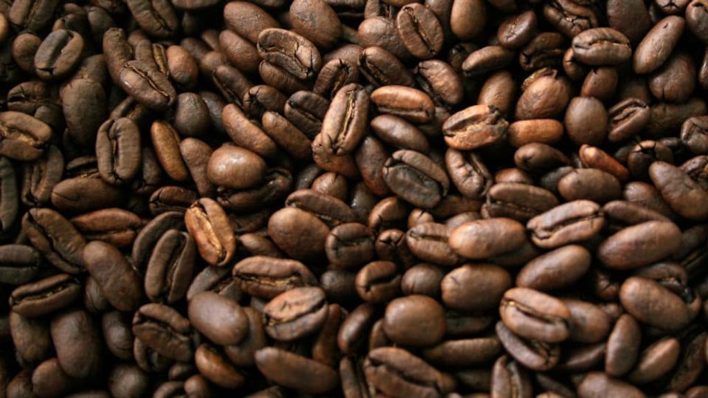 Coffee beans: some 70 per cent of respondents to a survey across all professions admitted that their working ability would be affected without a daily dose of coffee. Photograph: Reuters