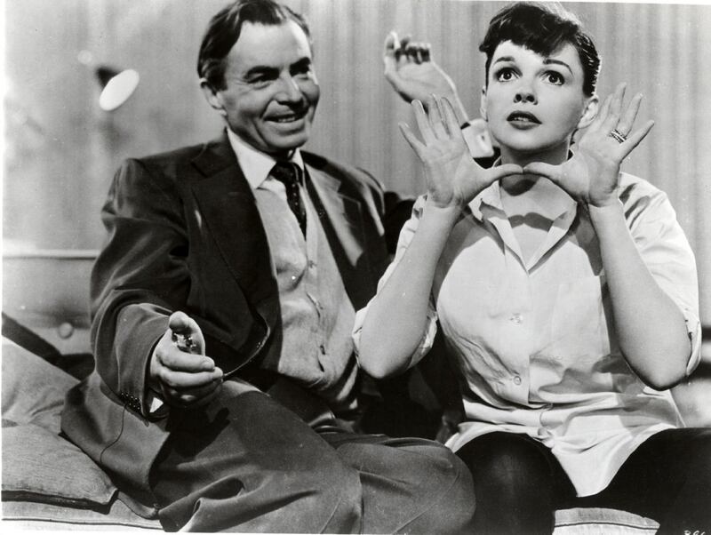 James Mason and Judy Garland in A Star Is Born, 1954