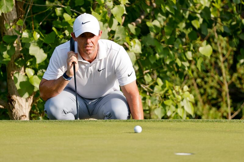Rory McIlroy will go into the Masters heavily tipped to finally put on the green jacket and join a select group of five players to have won the Career Grand Slam. Photograph: Mike Mulholland/Getty Images