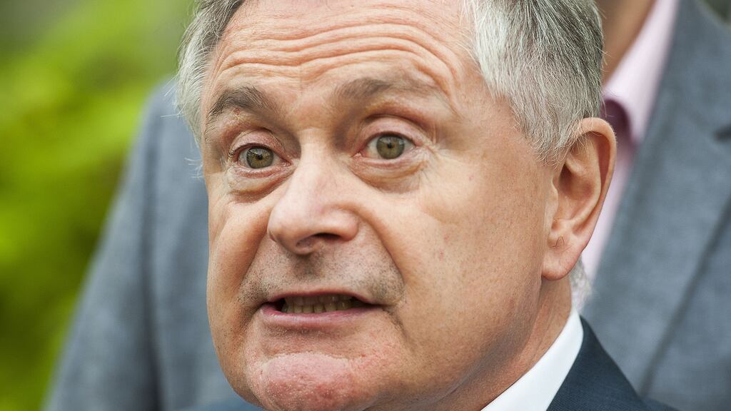 Labour leader Brendan Howlin: “For too long these agencies have been allowed to lie to women in the most grotesque fashion.” Photograph: Dave Meehan