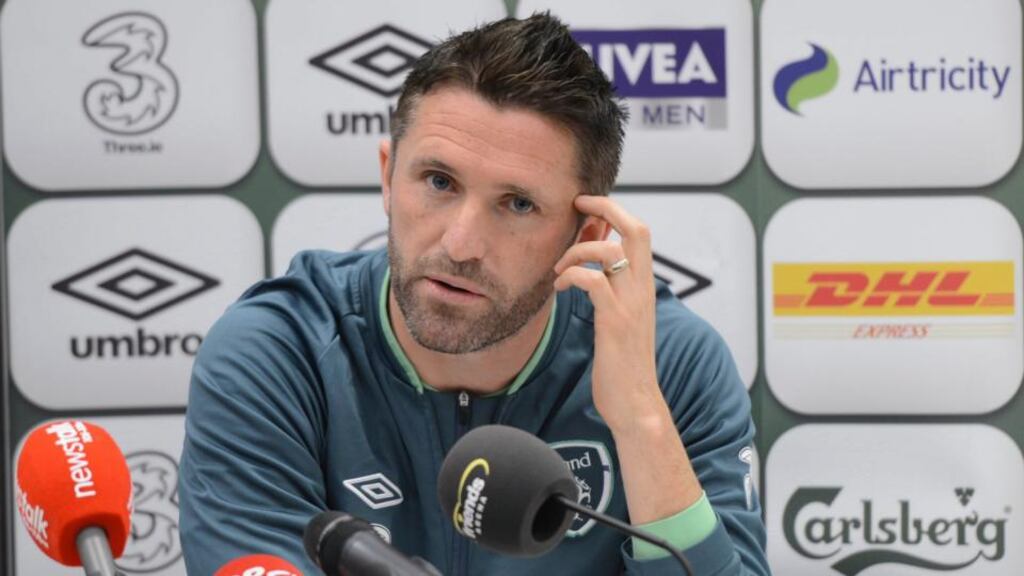 Robbie Keane will miss tomorrow night’s game against Austria