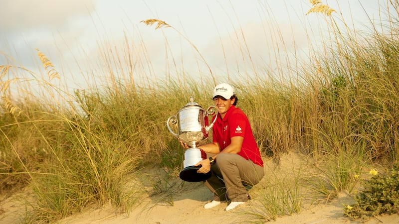 Rory McIlroy won the US PGA by eight shots at Kiawah Island in 2012. Photo: Fred Vuich/Sports Illustrated via Getty Images