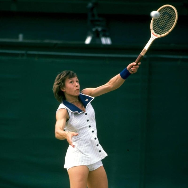 In 1978, Martina Navratilova won her first Grand Slam title at Wimbledon. Photograph: Steve Powell/Allsport