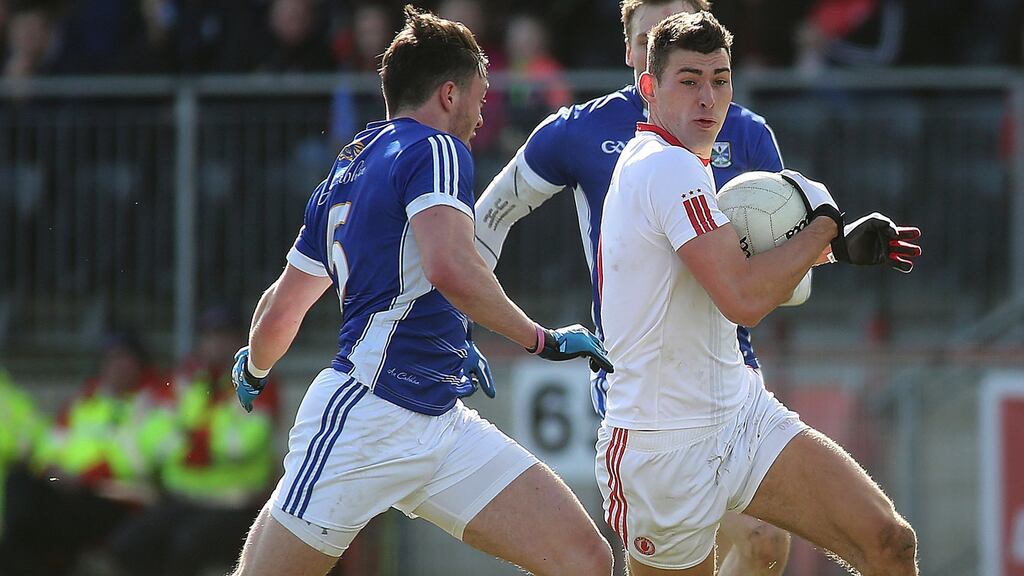 Pádraig McNulty got the first of Tyrone’s goals. File photograph: Inpho