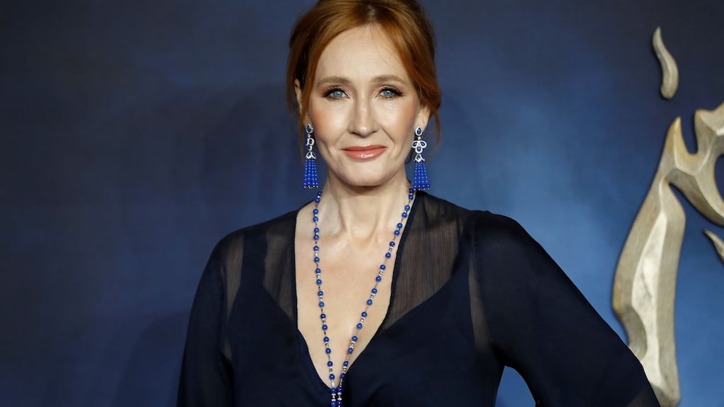 British author JK Rowling has again been accused of being transphobic after taking issue with a headline on an online article discussing ‘people who menstruate’. Photograph: Tolga Akmen/AFP/Getty Images