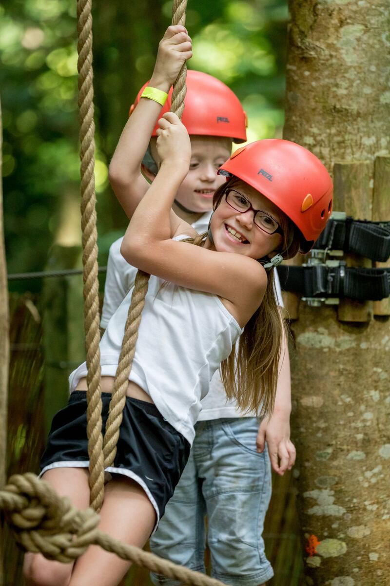 Experience Ireland's longest zipline at Castlecomer Discovery Park. Photograph: Dylan Vaughan