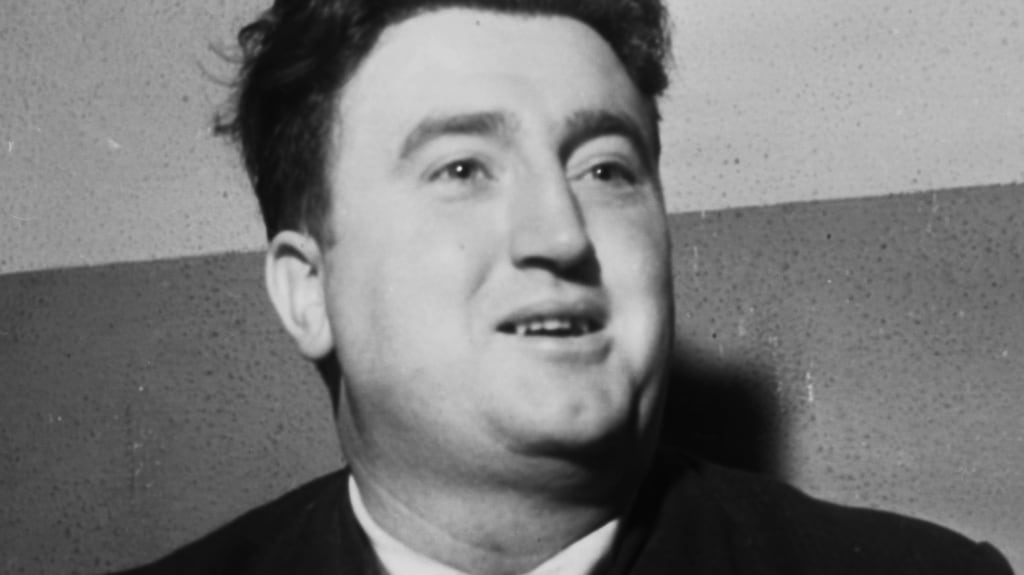 Brendan Behan: he was surprised to find himself outgunned by a “mad republican” from Monaghan named Callan.  Photograph: Eddie Kelly
