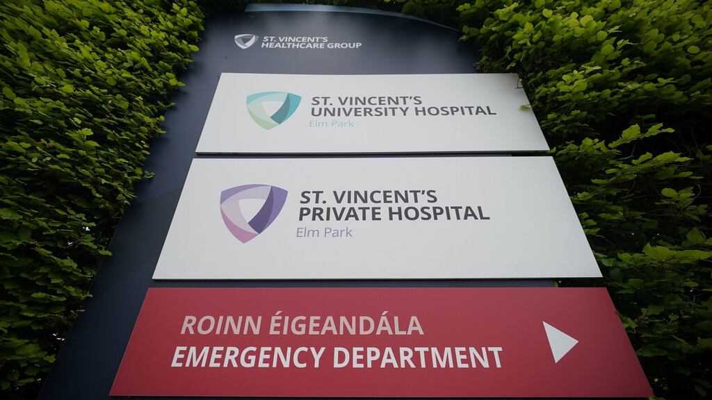 The 60-year-old man is being treated at St Vincent’s Hospital in Dublin. Photograph: Niall Carson/PA Wire