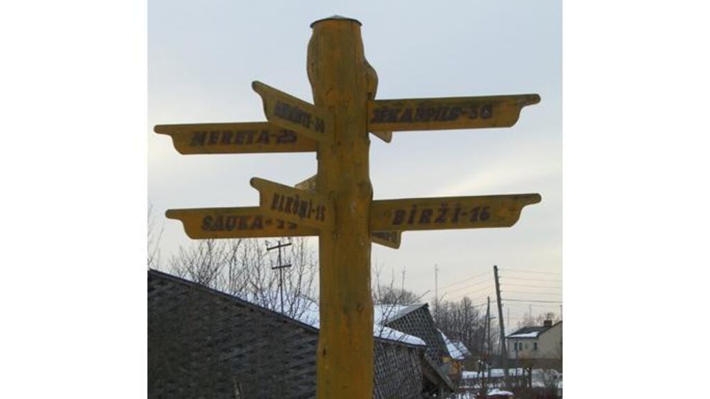 All roads lead out of Latvia, but there is a stigma attached to the emigrants' families who remain behind. Photograph: Derek Scally