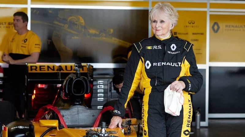 Rosemary Smith, racing driver, whose memoir was ghostwritten by Ann Ingle and published by Harper Collins.