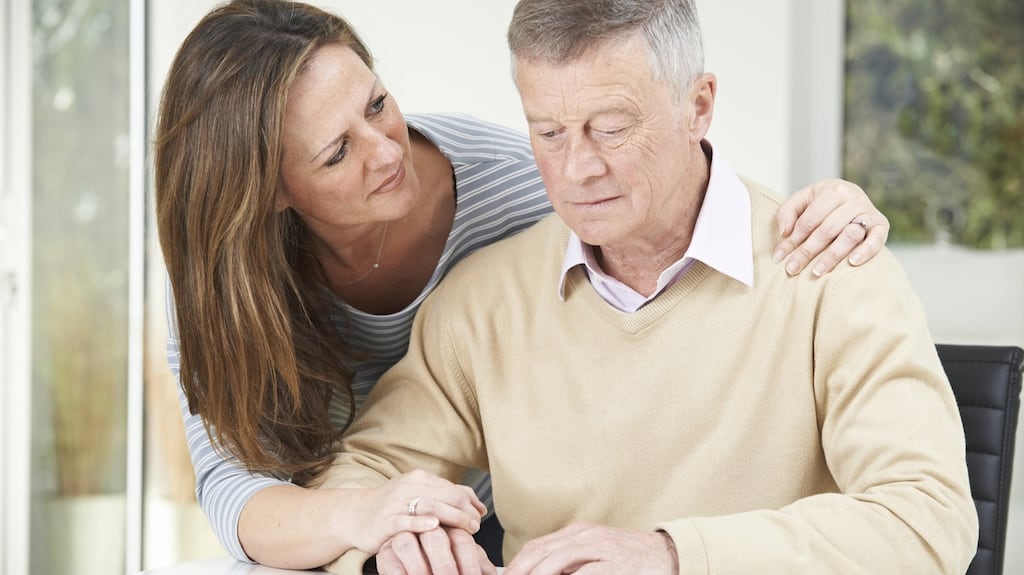 The health of family carers is good or very good though most have had the experience of being mentally or physically drained by caring, according to research. Photograph: iStockphoto
