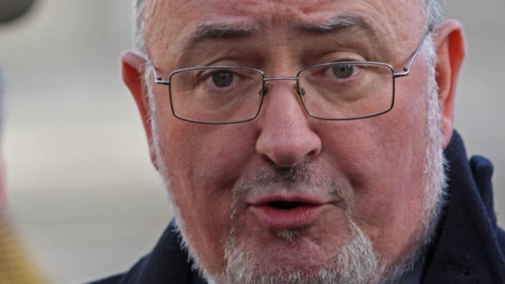 Sinn Féin TD Caoimhghín Ó Caoláin said he never bought or read the Sunday Independent, which reported yesterday that party fundraisers covered the €10,000 cost of the flights. Photograph: Eric Luke/The Irish Times