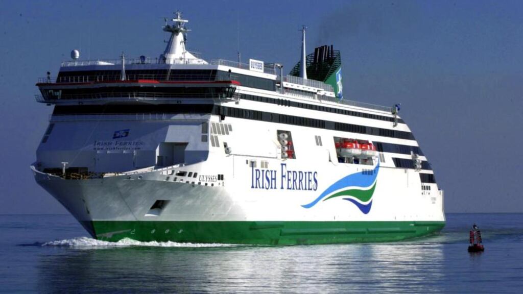 ICG, the owner of Irish Ferries (above) has extended the ‘Westpac Express’ charter. Photograph: Eric Luke