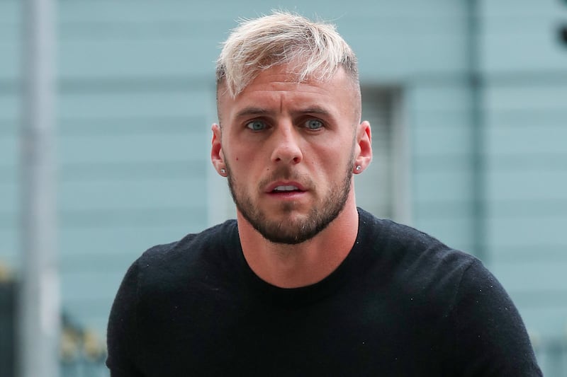 Craig Johnston, a footballer with Scottish side Montrose FC, at Dublin Circuit Criminal Court. Photograph: Collins Courts