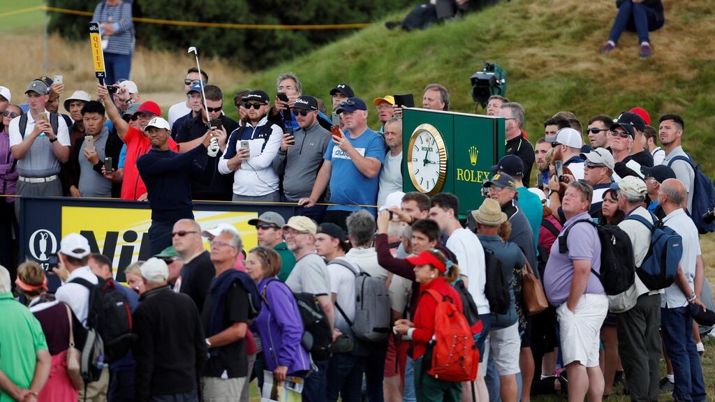 The 147th Open championship takes place in Carnoustie this week. Photograph: Paul Childs/Reuters