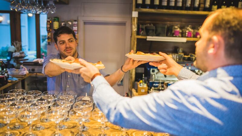 Crawford & Co in Cork City has a grocer selling local produce, and a coffee dock that becomes a spot for whiskey tasting and cheese boards in the evening