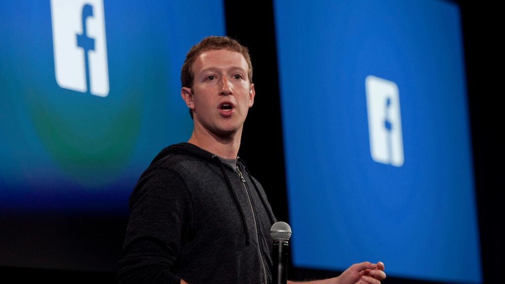 Facebook chief executive Mark Zuckerberg: More than 90 per cent of Facebook’s users access the social network through mobile devices. Mobile daily average users rose 22 per cent to 1.09 billion. Peter Dasilva/EPA