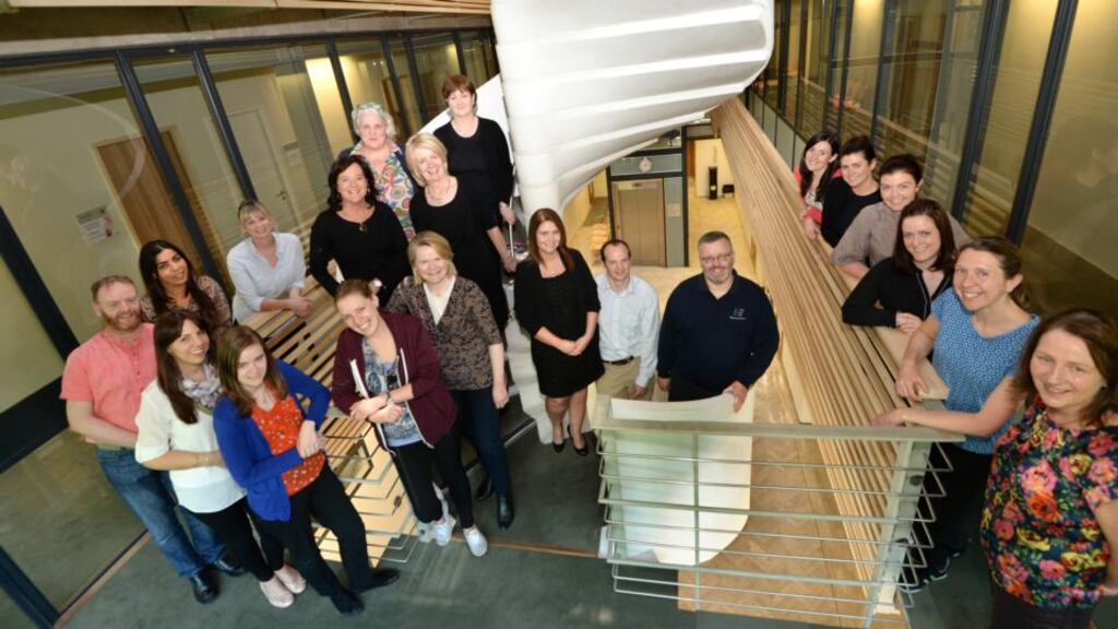 Staff at the Thomas Court Primary Care Centre, at St Catherine’s Lane West, Dublin, in which three primary care teams are based. Photograph: Dara Mac Dónaill