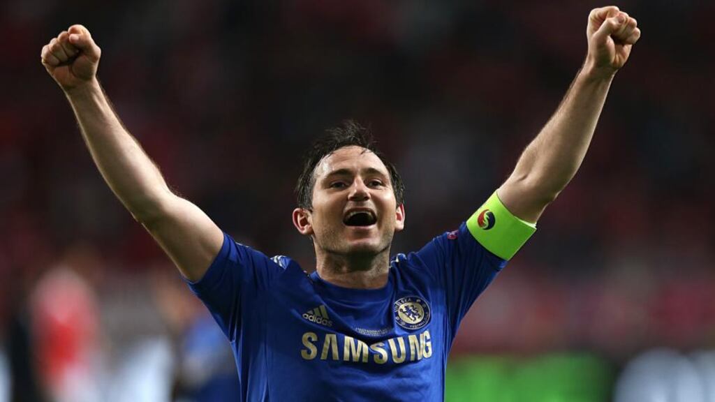 Frank Lampard has signed a one-year contract extension with Chelsea. Photograph: John Walton/PA Wire