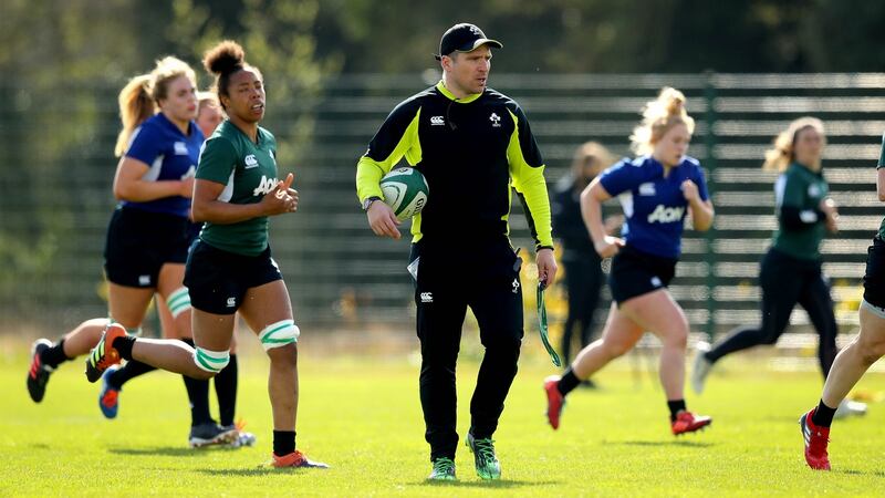 Adam Griggs hasn’t seen his Ireland side play since last October. Photograph: Ryan Byrne/Inpho