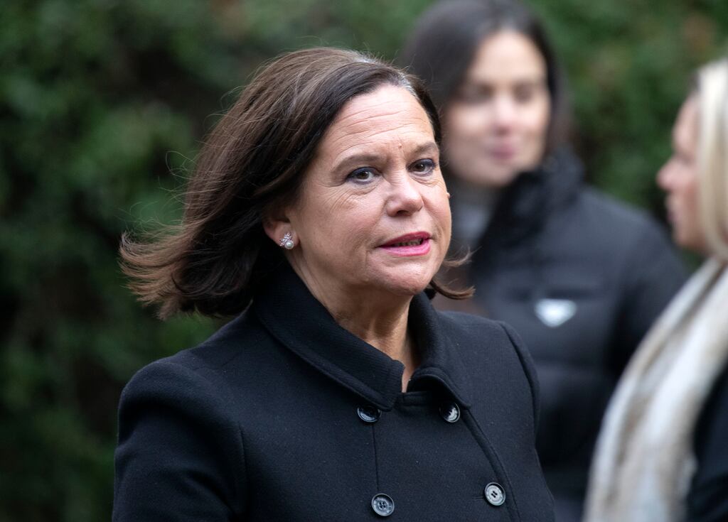 There is a reasonable chance that after the next General Election that meeting will be between Mary Lou McDonald and Drew Harris, whose term runs until June of that year. Photograph: Colin Keegan/Collins Dublin