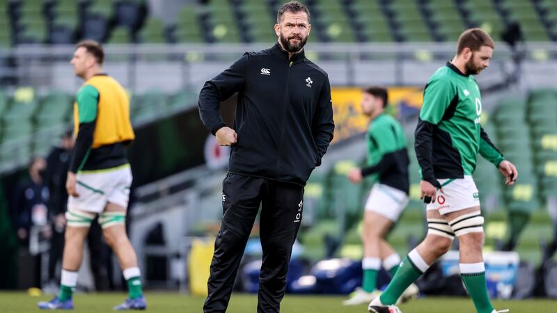 This will be Andy Farrell’s second Six Nations in charge of Ireland. Photograph: Dan Sheridan/Inpho