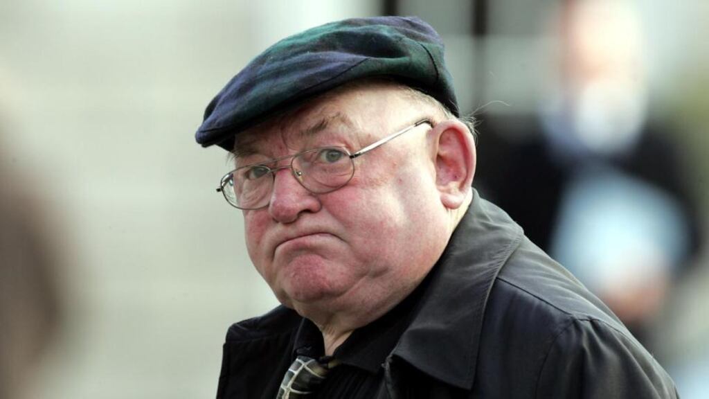 Jackie Healy-Rae photographed outside Leinster House in 2010. Photograph: Eric Luke