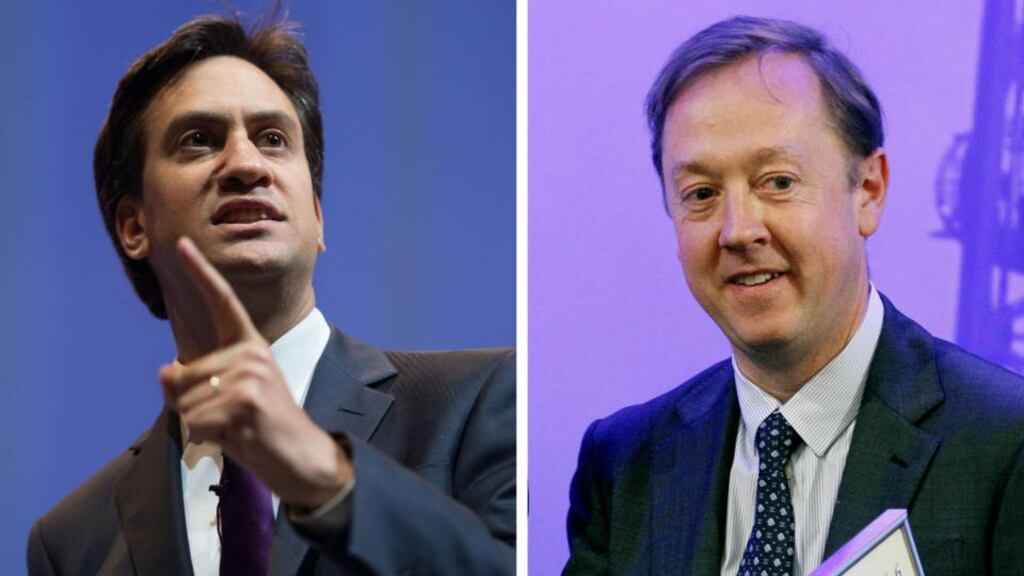 Mail on Sunday Editor Geordie Greig (right) who has 'unreservedly' apologised to Ed Miliband on behalf of the paper after an uninvited reporter went to a private memorial service he was attending for his late uncle. Following the incident Mr Miliband has called on the proprietors to mount an urgent inquiry into the papers’ “culture and practices”. Photograph: PA Wire