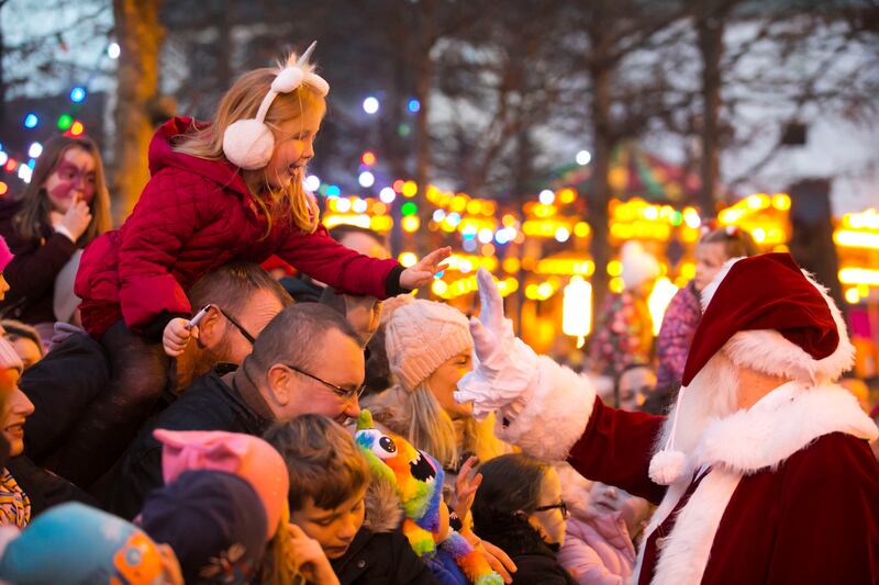 Winterval in Waterford city. Photograph: Patrick Browne