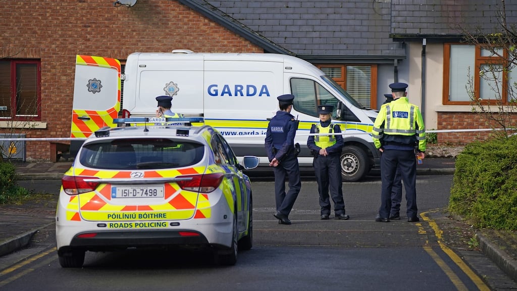 Gardaí at the scene on Connaughton Road in Sligo where Michael Snee died due to significant injuries on Tuesday night. Photograph: Niall Carson/PA Wire