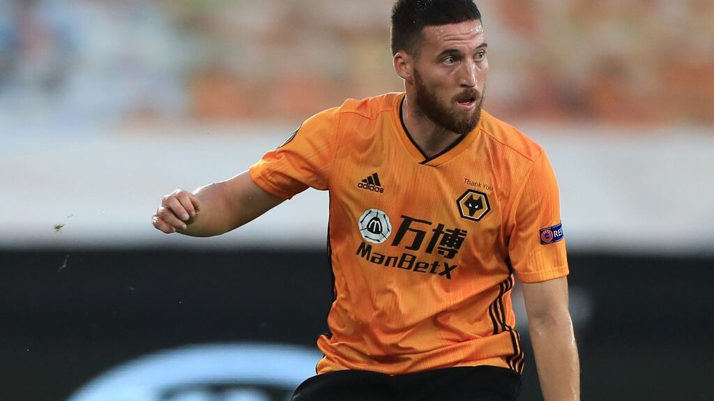 Wolves have accepted a £15 million offer from Tottenham Hotspur for Ireland international Matt Doherty. Photograph: Mike Egerton/PA Wire