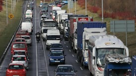 There’s a traffic jam up ahead