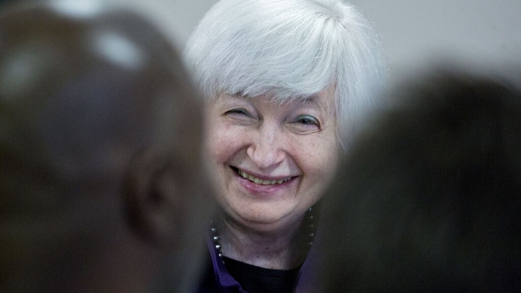 Janet Yellen, chair of the US Federal Reserve: nobody now thinks she will push for a Fed rate increase next week. Photograph: Andrew Harrer/Bloomberg