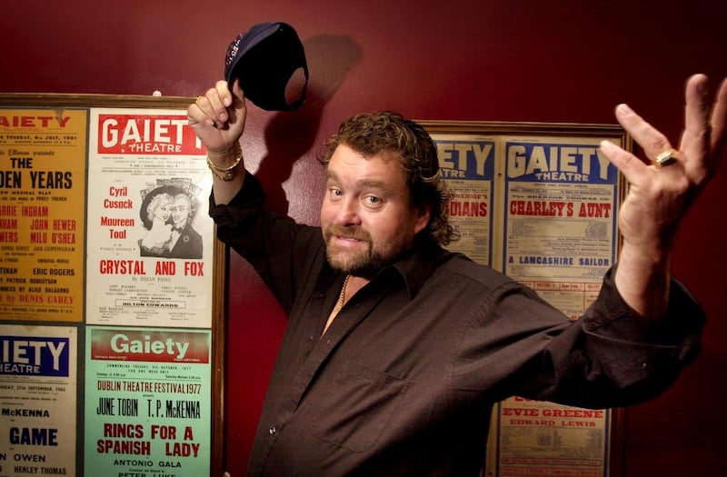 Brendan Grace at the Gaiety Theatre, Dublin, in 2001. Photograph: Dara Mac Dónaill/The Irish Times