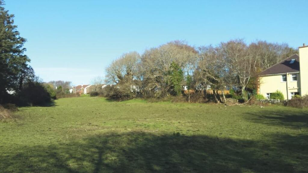 The housing site in the much sought after area of Barna Road in Rusheen, Galway